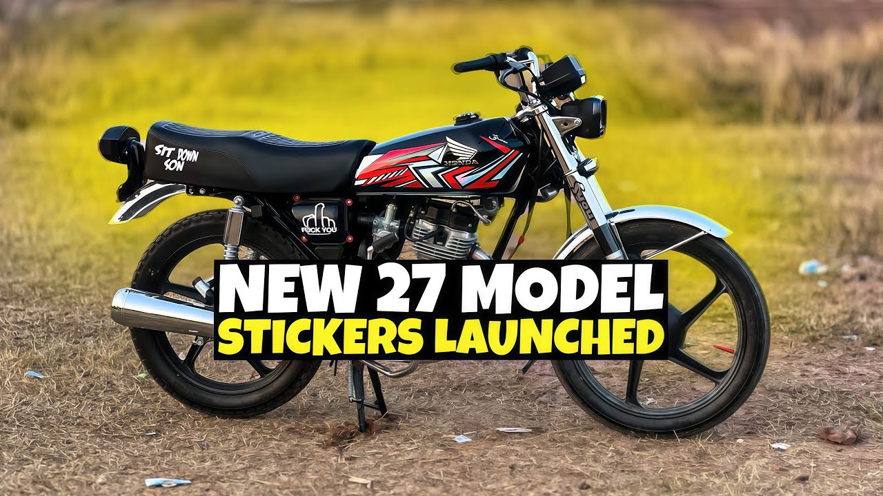 Cg 125 27 Model Sticker Launched😱🔥 | New 125 Modifications 😍🔥