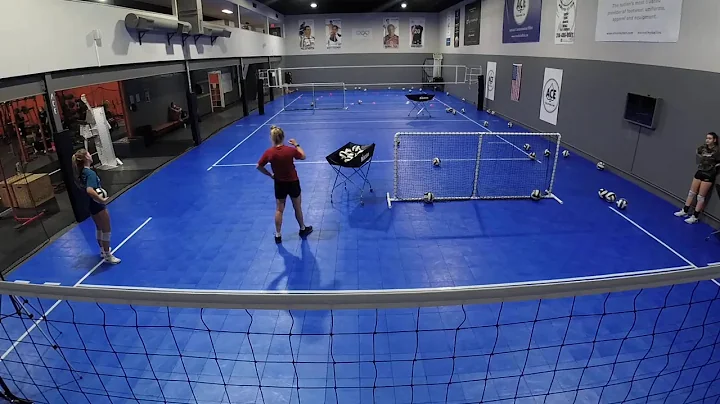 Alissa Miles Attacking ACE Volleyball Lab