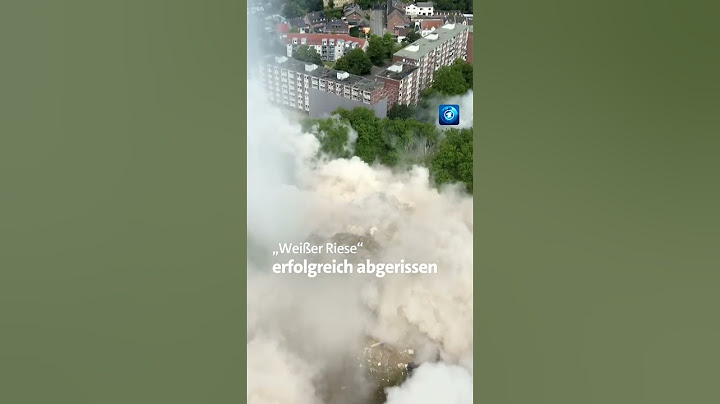 „Weißer Riese“ in Duisburg gesprengt #tagesschau #sprengung #duisburg