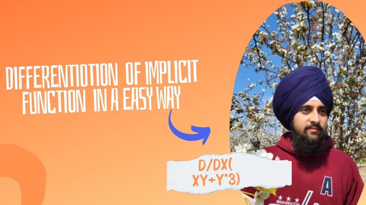 Differentiotion of Implicit function - YouTube