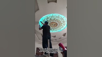 How Backlit Stretch Ceilings Are Installed