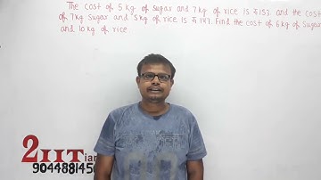 Problems on Simultaneous Linear Equations Ex 6 (Fully Solved) Class 9 ICSE ML Aggarwal
