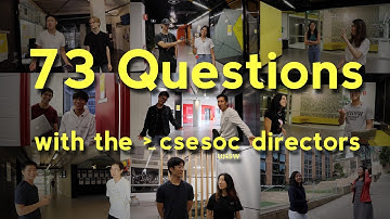 73 Questions with the CSESoc Directors (Meet the 2021 Directors)