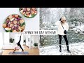 A RELAXED DAY IN THE LIFE VLOG | Snow Day, Mindset Shifts & Food | Annie Jaffrey