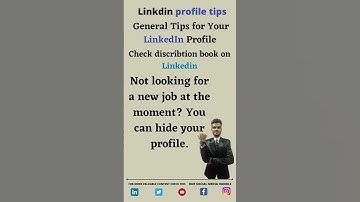 How To Hide Your LinkedIn Profile (And Keep It Safe )for LinkedIn profile #shorts #linkedinprofile
