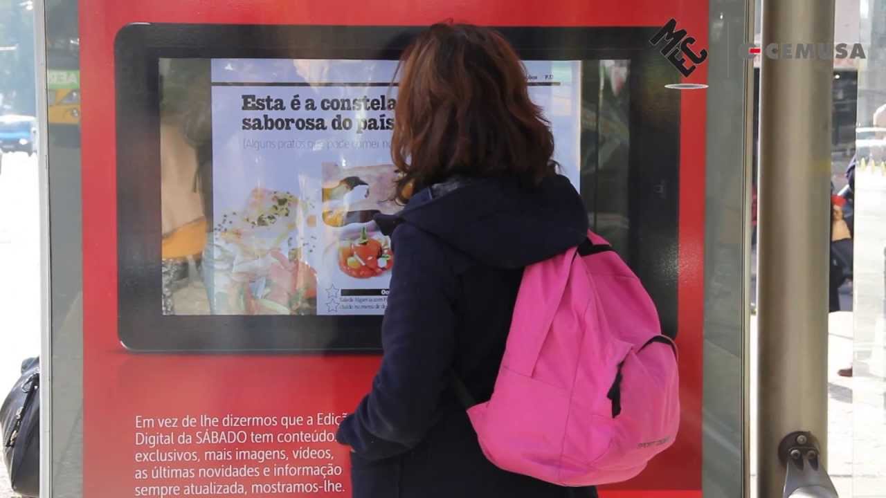Cemusa Tec: App Interativa Outdoor - Revista Sábado