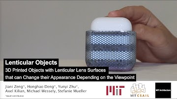 Lenticular Objects: 3D Printed Objects that Can Change their Appearance Depending on the Viewpoint