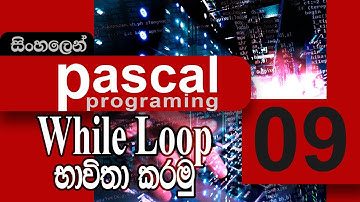 #09. How to work with while loop | Pascal Programming | (SINHALA)