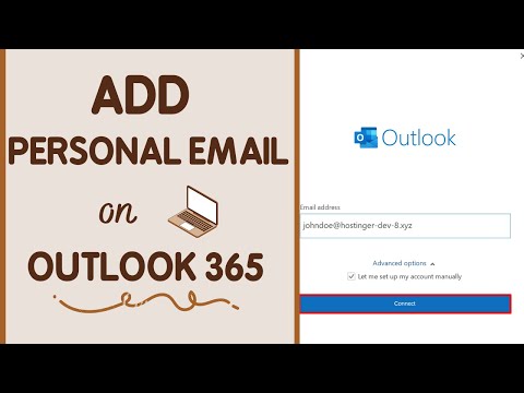 How to Add Personal Email Account to Outlook 365 | Add Gmail to Office 365 | Tech Hawk