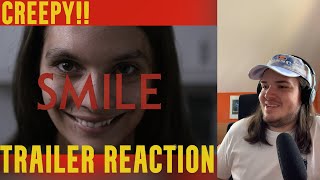 Smile | Official Trailer REACTION! VERY CREEPY?!