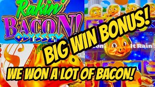 BIG WIN BONUS-NEW RAKIN BACON ODYSSEY!