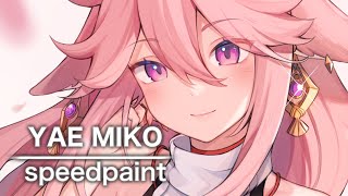 Speedpaint: Yae Miko | Genshin Impact