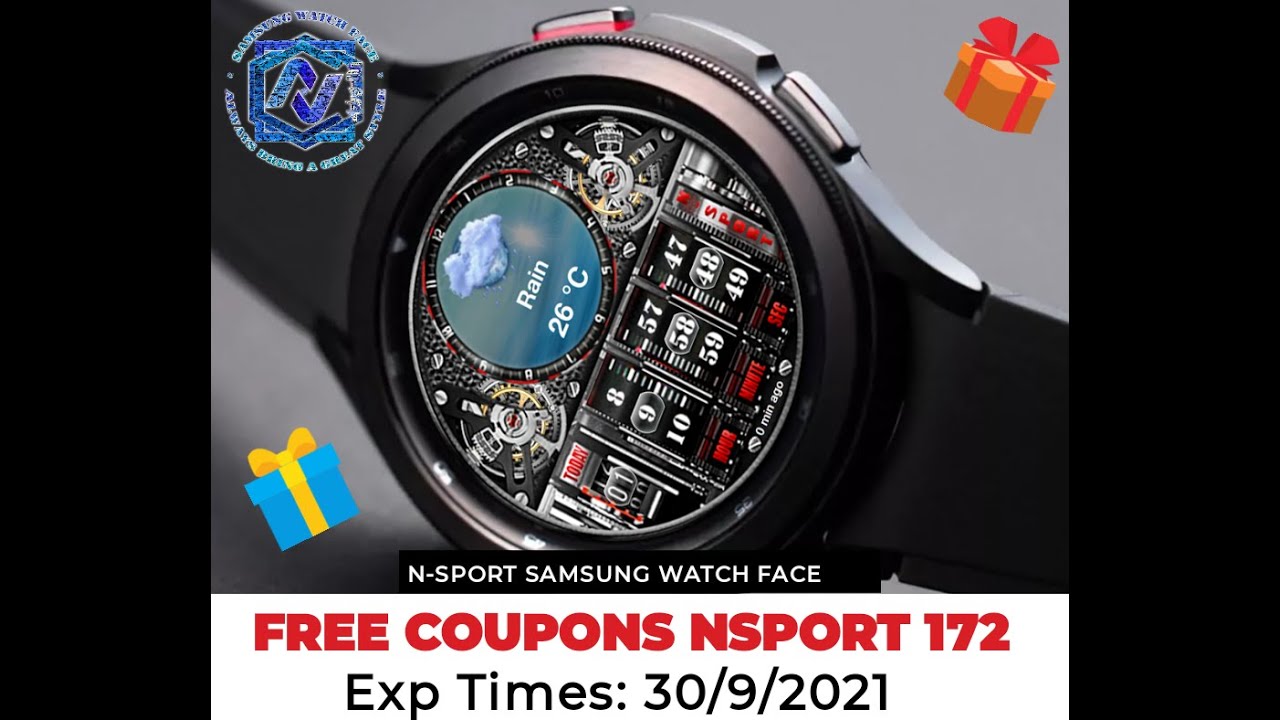 [EVENT]FREE COUPONS N-SPORT 172 [SAMSUNG WATCH FACES]