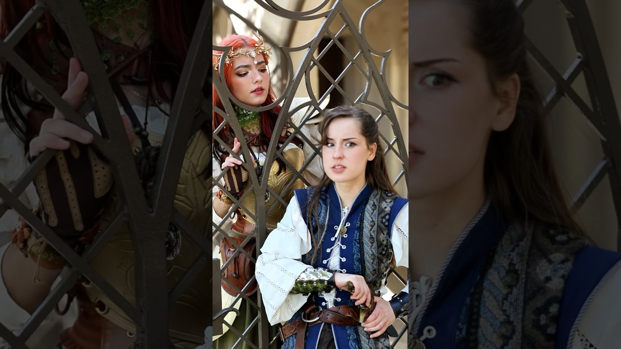 Palace guard and bard energy ⚔️🏰 w/ @halcybella