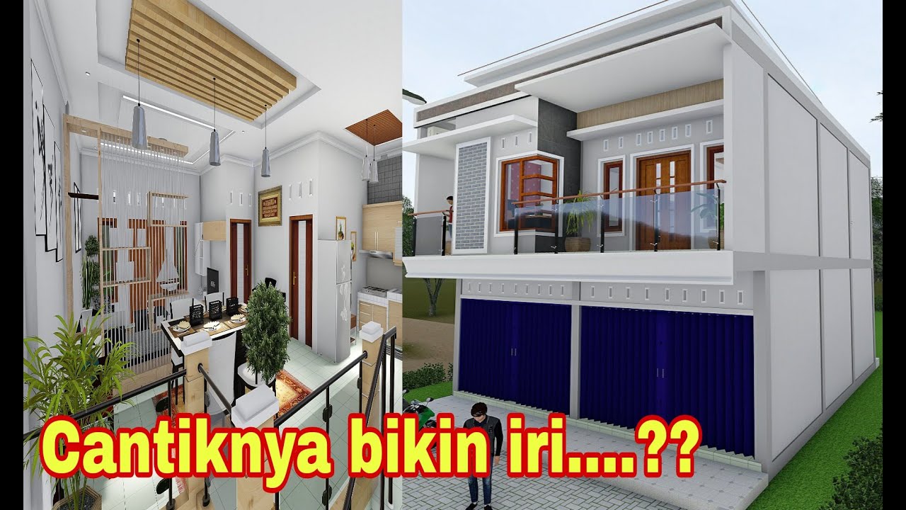 Bikin IriRumah Dan Toko Minimalis 8x9 Ini Super Cantik Ruko 2 Lantai YouTube