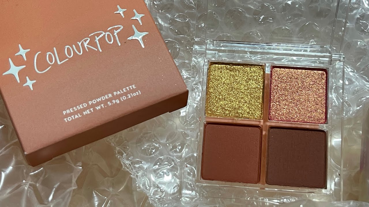 Colourpop Unboxing - Eyeshadow Quad 