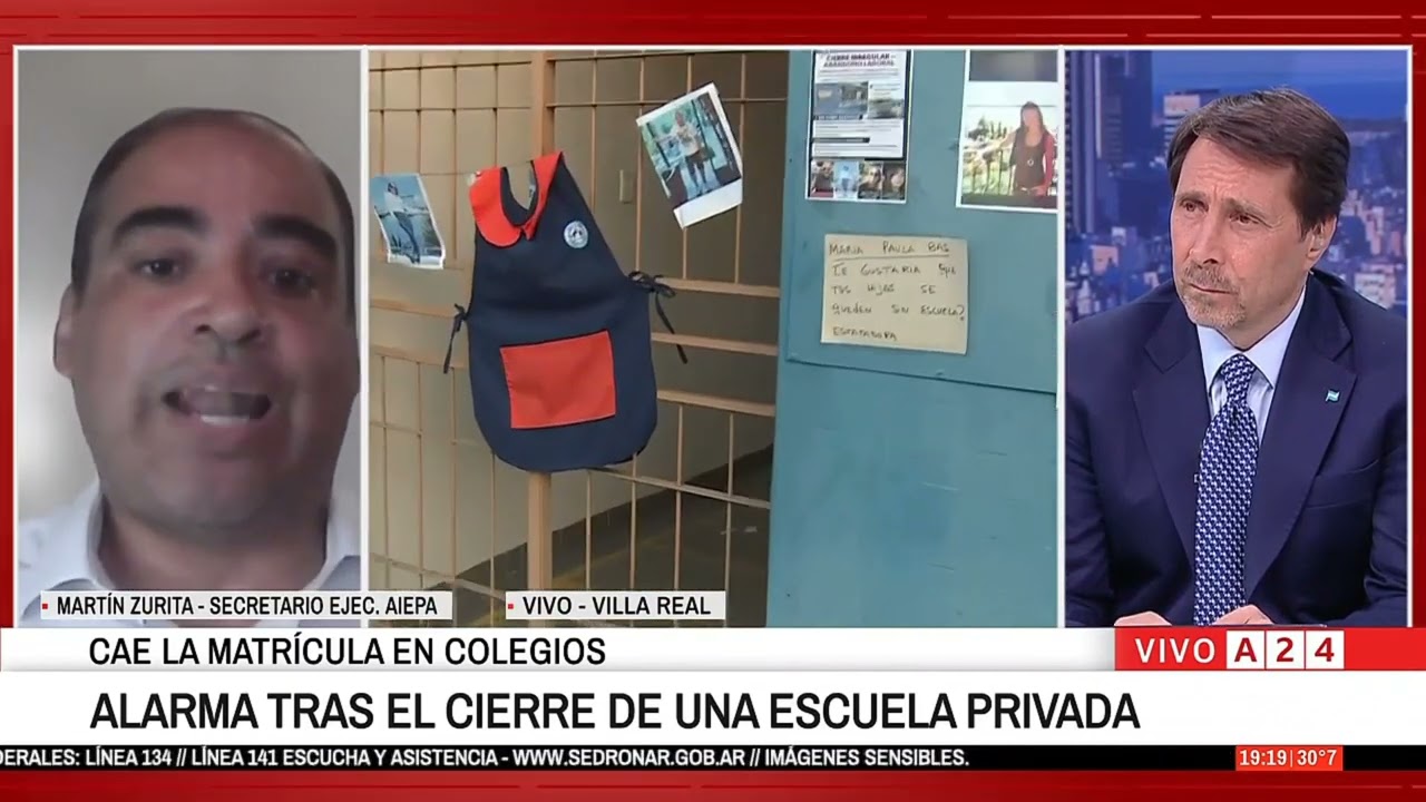 Eduardo Feinmann entrevista a Martín Zurita en El Noticiero de A24