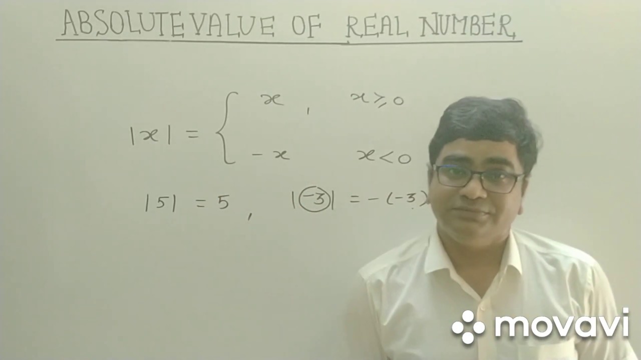Absolute (Modulus) value of a real number. - YouTube
