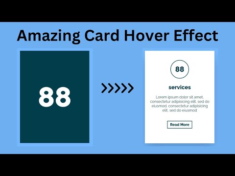 Amazing CSS Card Hover Effects | create website using html and css