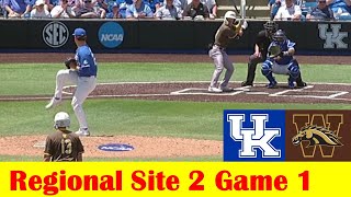 Western Michigan vs #2 Kentucky Baseball Highlights, 2024 NCAA Regional Site 2 Game 1