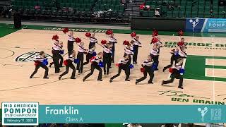 Franklin Varsity Pom States 2024 | Class A Division 1 State Champions