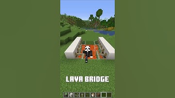 Amazing LAVA BRIDGE In Minecraft