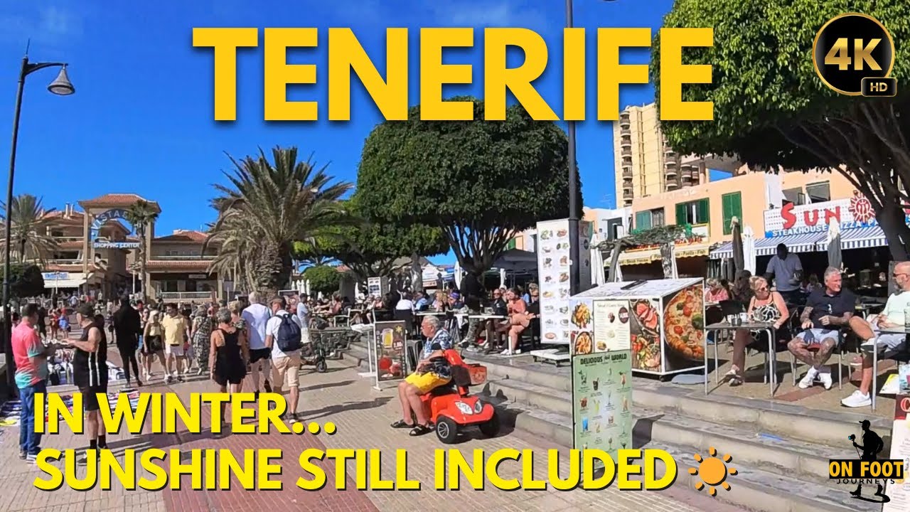 Tenerife, January 13, Winter in Las Américas (According to Tenerife) 🌞 A “Chilly” Day in Tenerife 4K