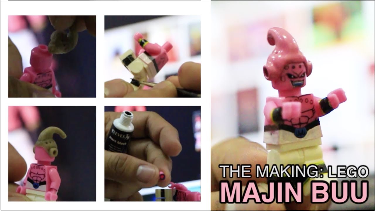 Custom Lego Boo The Making of CUSTOM Lego Majin Boo - YouTube