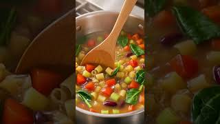 The perfect nutrient-packed vegan minestrone soup #wellness #vegan #easyrecipe