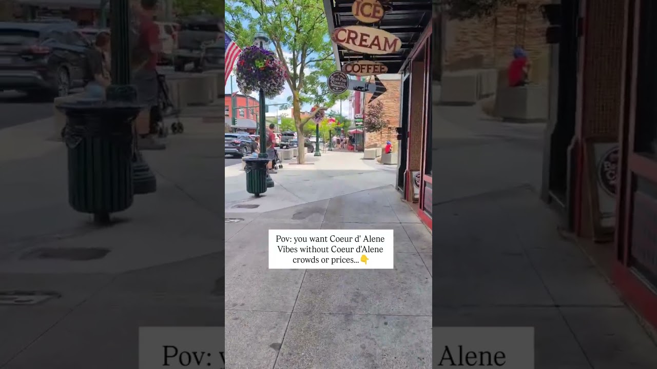 POV: you want Coeur d'Alene, Idaho Vibes without the Coeur d'Alene crowds or prices...