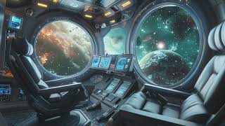 Galactic Harmony: Tranquil Universe Tones For Restless Nights | Spaceship With Universe