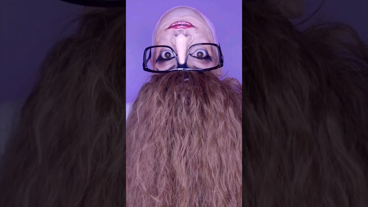 Embrace the chaos and flip your makeup game upside down 🫨🙃😝 