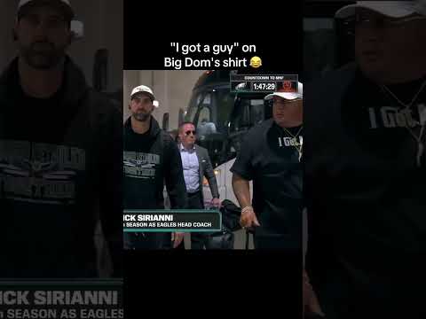 Nick Sirianni, Big Dom and Howie Roseman 🔥