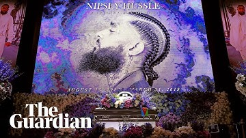 Rapper Nipsey Hussle remembered at LA memorial service