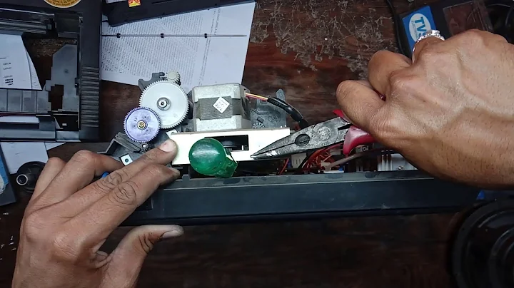 How to TVS 240 printer RD assembly change and placement TVS 240 classic and star Dot Matrix printer