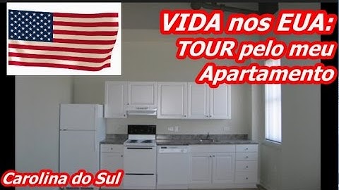 Vida nos EUA: tour pelo meu APARTAMENTO na CAROLINA DO SUL