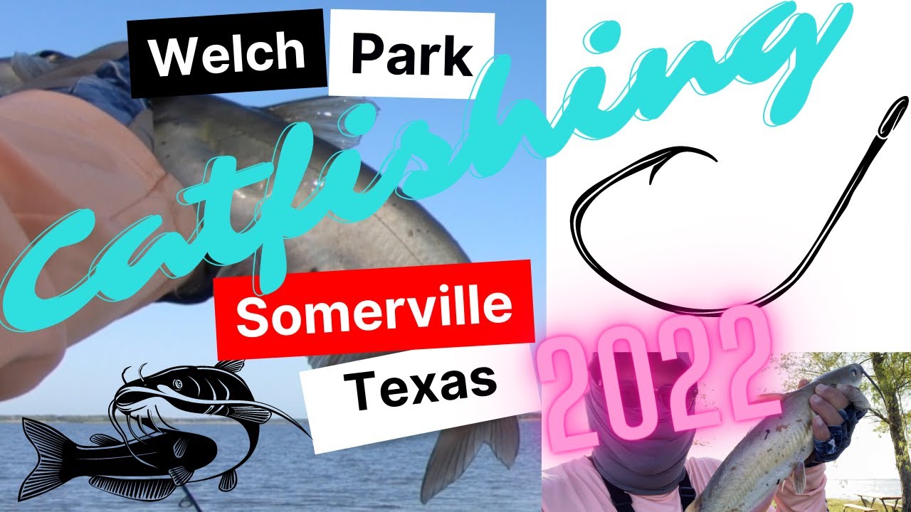 Bank Fishing for catfish at Welch park Lake Somerville TX YouTube