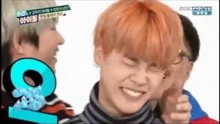 Heechul kiss BTS Jimin (Weekly Idol)