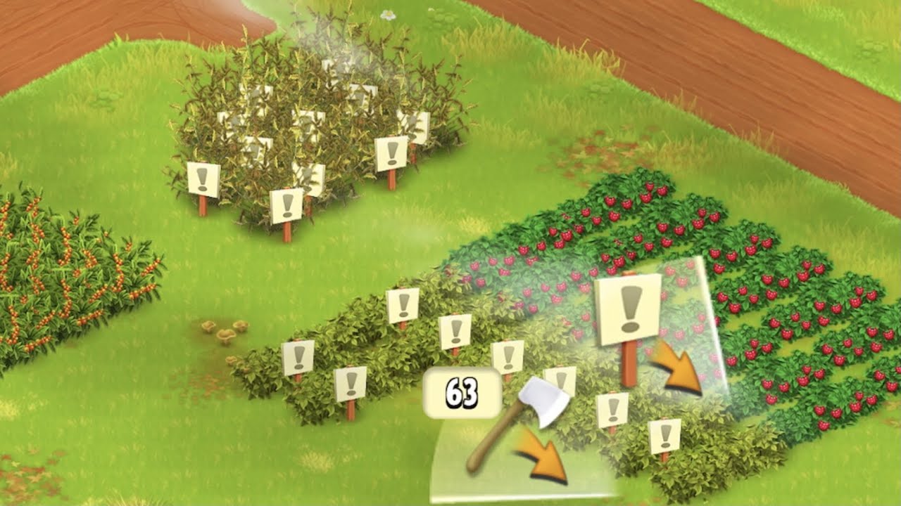 How to revive trees and bushes Hay Day YouTube