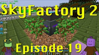 Minecraft Sky Factory 2 E19 Farming Station and Ender Chest & Pouch