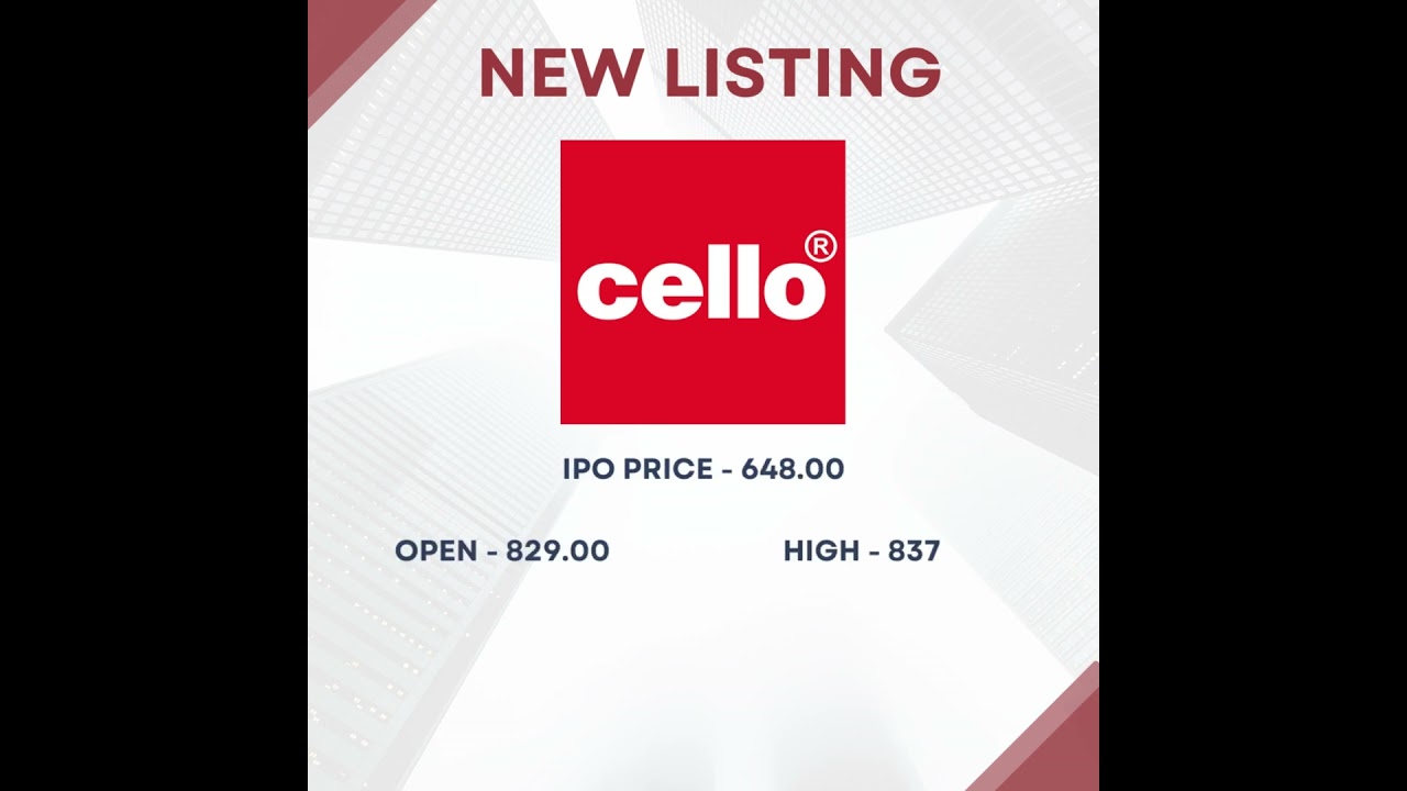 New Listing : CELLO WORLD LIMITED 