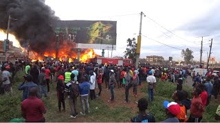 Fire Disaster in Nairobi that made the sky's dark