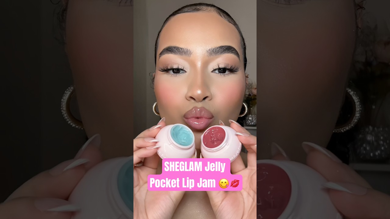 HIGH Shine + JUICY Lips?! SHEGLAM Jelly Lip Jam Try-On 👄 