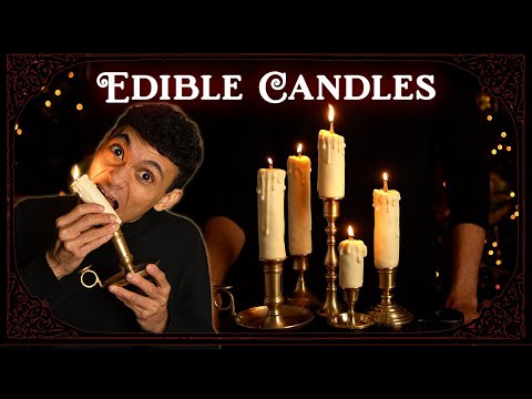 Edible Candles Recipe! |  NOT BUTTER!!! | Peculiar Baking Cookbook!
