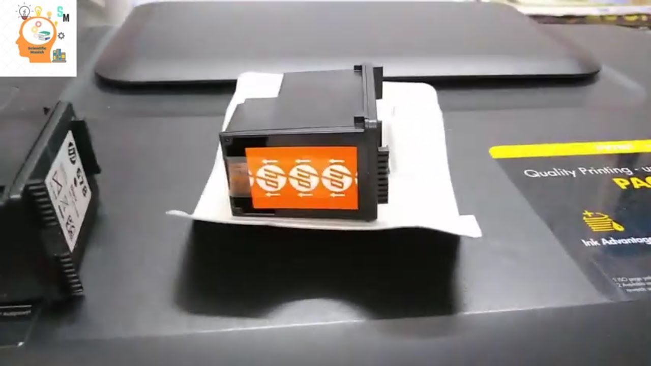 How to change & install Ink cartridge in hp 2515 printer HP cartridge