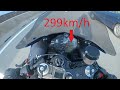 YAMAHA R1 TOP SPEED 299km/H