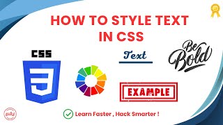 CSS Text Properties Explained | How to Style Text in CSS