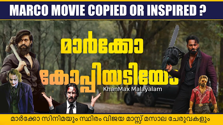 Marco Malayalam Movie Source Materials References and Inspired Scenes Unni Mukundan