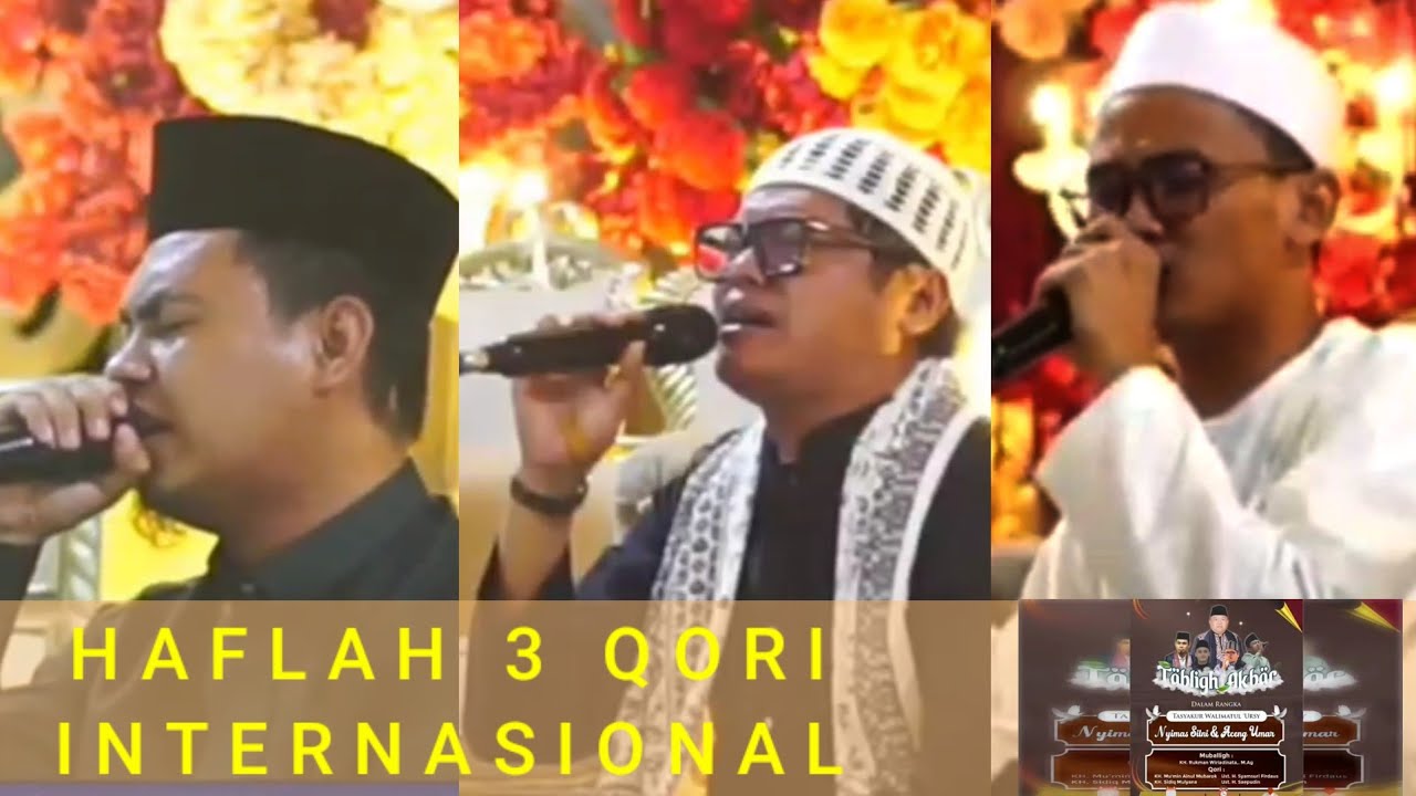 3 qori internasional beda zaman beda variasi mumin mubarok syamsuri firdaus sidiq mulyana