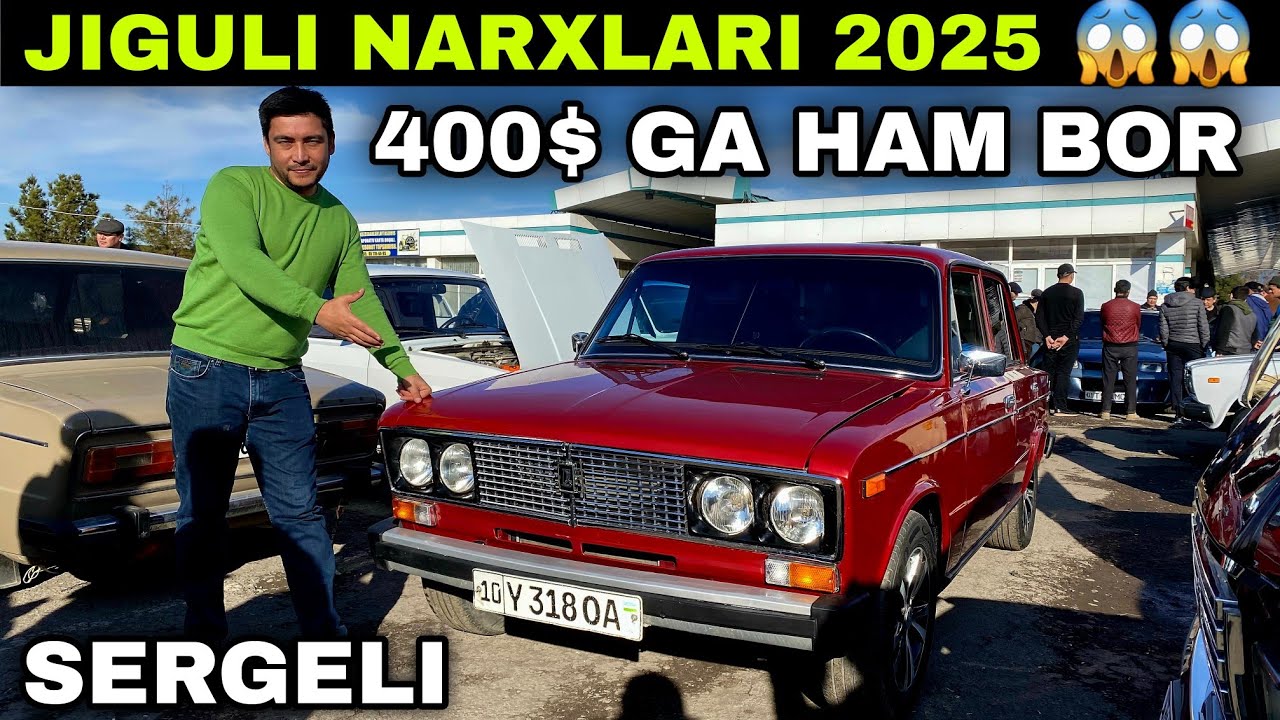 JIGULI NARXLARI SERGELI MOSHINA BOZORI 2025 Жигули нархлари 2025
